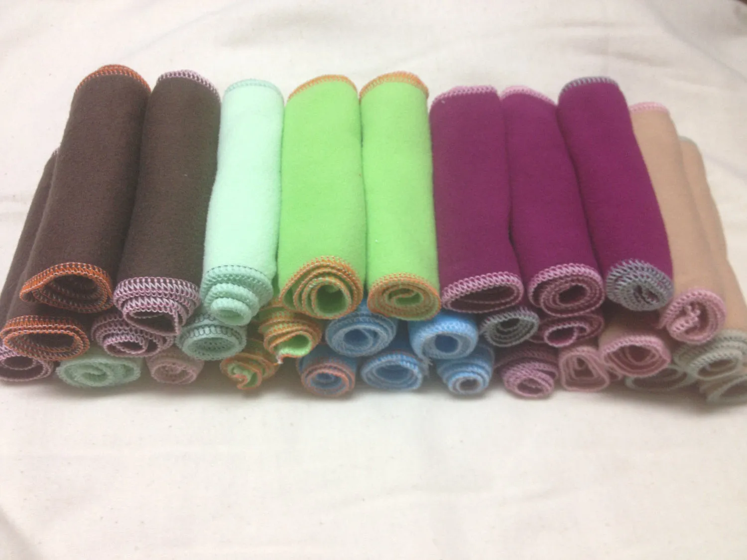1/2 Dozen Stay-Dri MicroFleece Diaper Liners - Protect Baby and Your Diapers