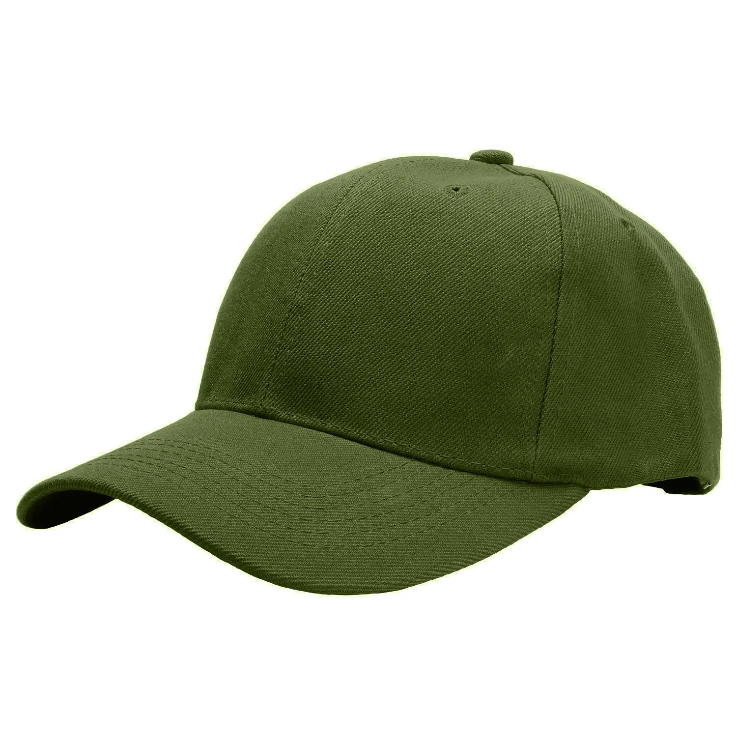 144-Pack Baseball Dad Cap Velcro Strap Adjustable Size - Army Green