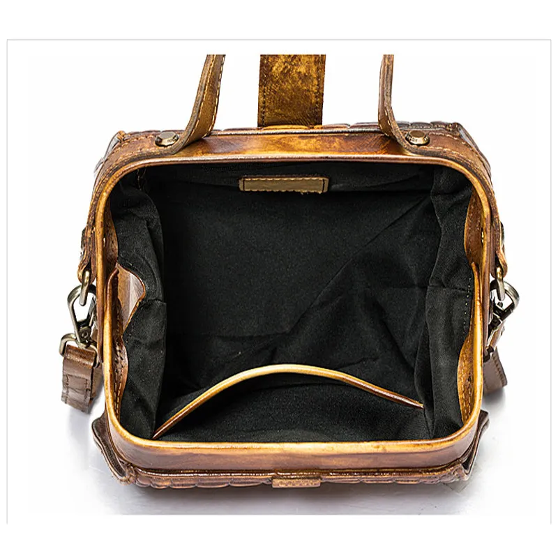 Alligator Pattern Leather Female Doctors Bags Purse Crossbody Handbags for Women
