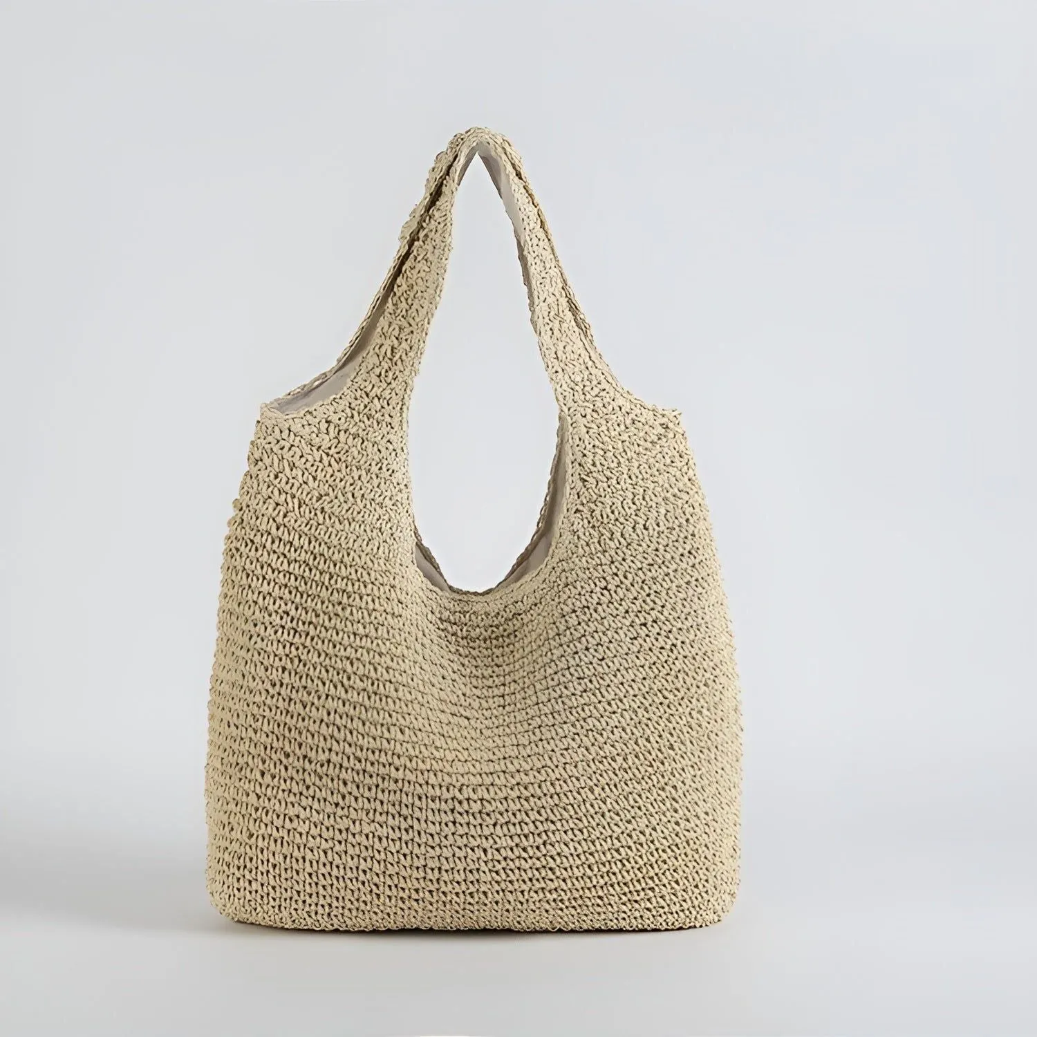 Anicia Bag - Modische gewebte Rattan Schultertasche für Damen