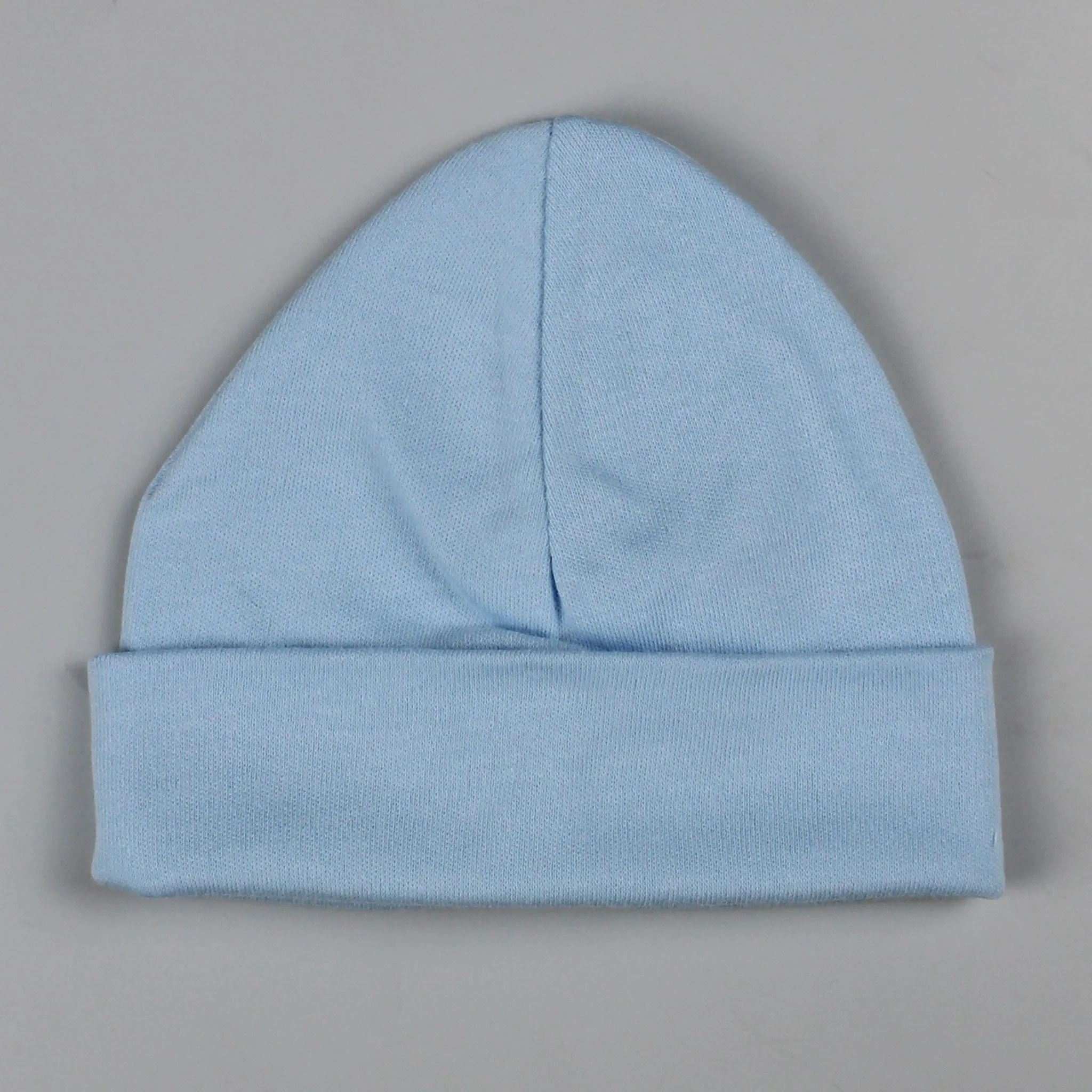 Baby Boy Blue Cotton Hat - Newborn - 3 Months