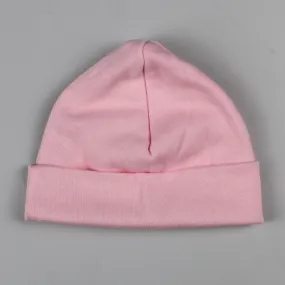 Baby Girls Pink Cotton Hat - Newborn - 3 Months