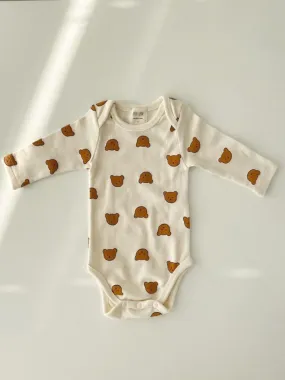 Baby Mini Bear Long Sleeve Romper Onesie