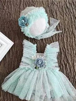Baby Picture Perfect Tutu Onesie with Headpiece Set