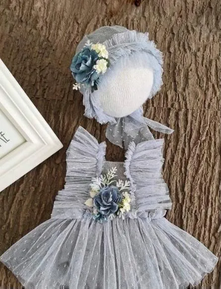 Baby Picture Perfect Tutu Onesie with Headpiece Set