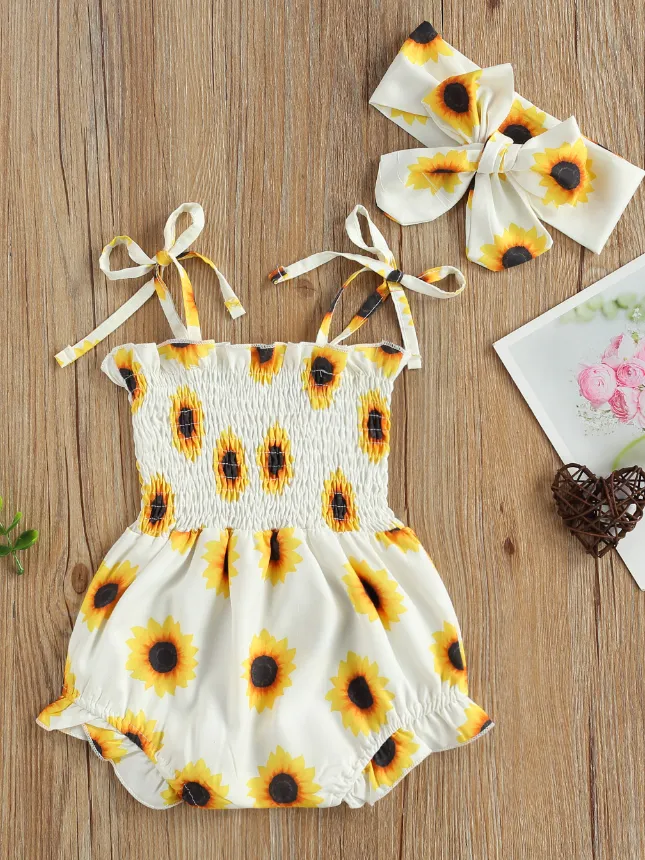 Baby Sunny Sunflower Onesie
