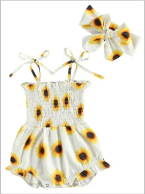 Baby Sunny Sunflower Onesie