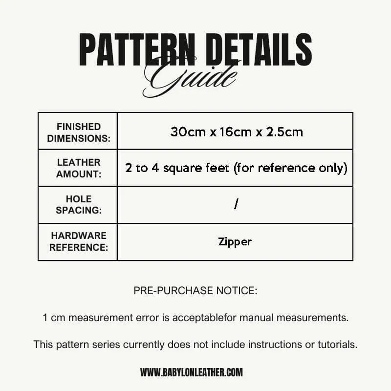 BABYLON™ Business-Style Men's Clutch Pattern AAB-21