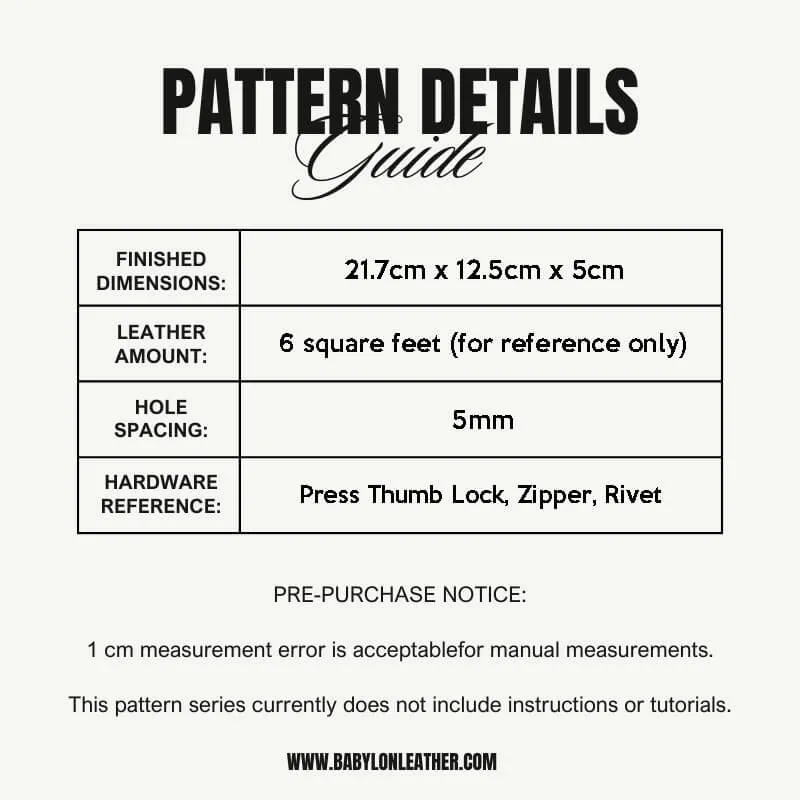 BABYLON™ Men's Business Clutch Pattern AAB-690