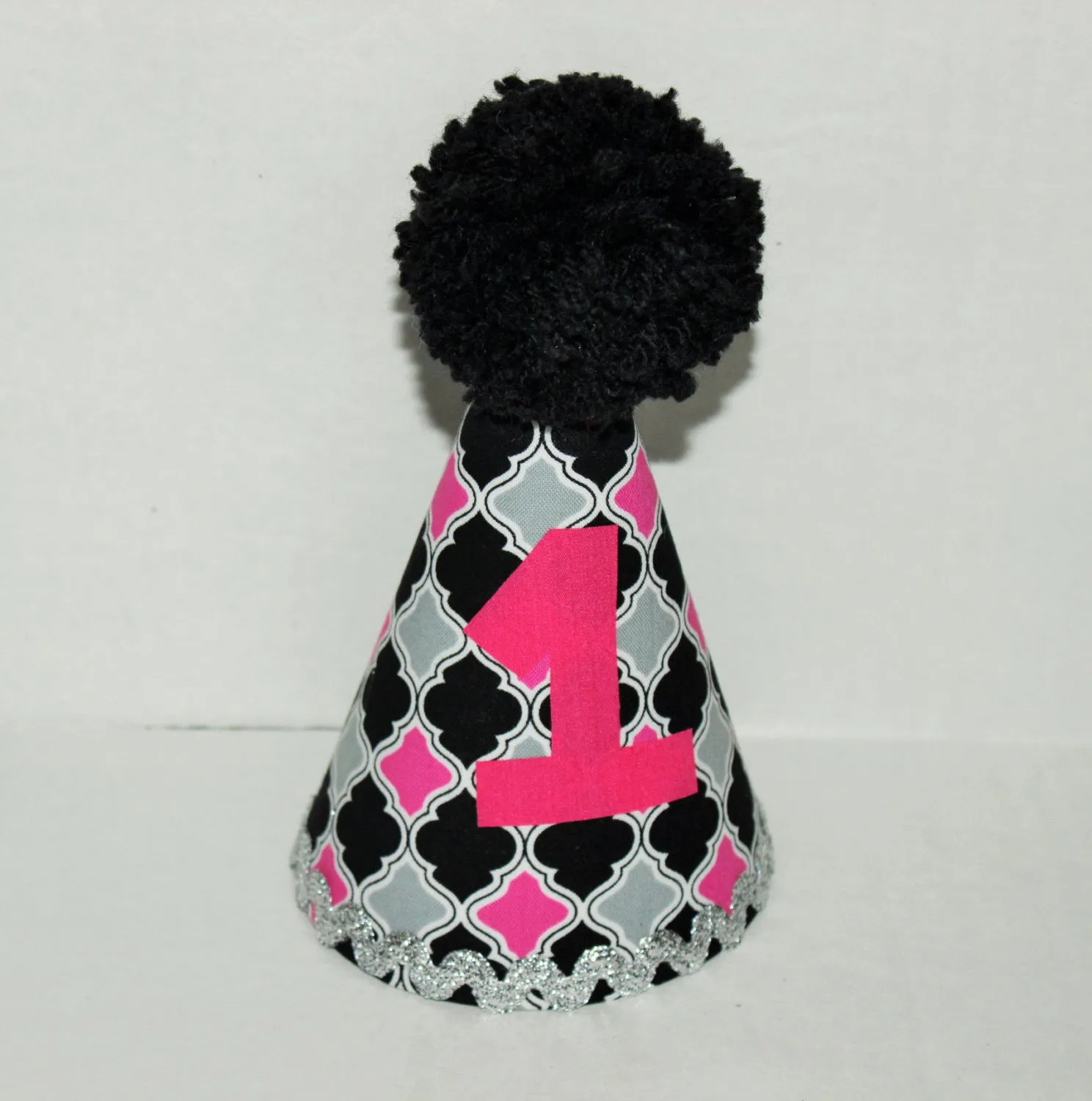Baby/Toddler girls cake smash outfit, Girls Birthday outfit, pink and black cake smash outfit, girls chunky necklace, first birthday outfit