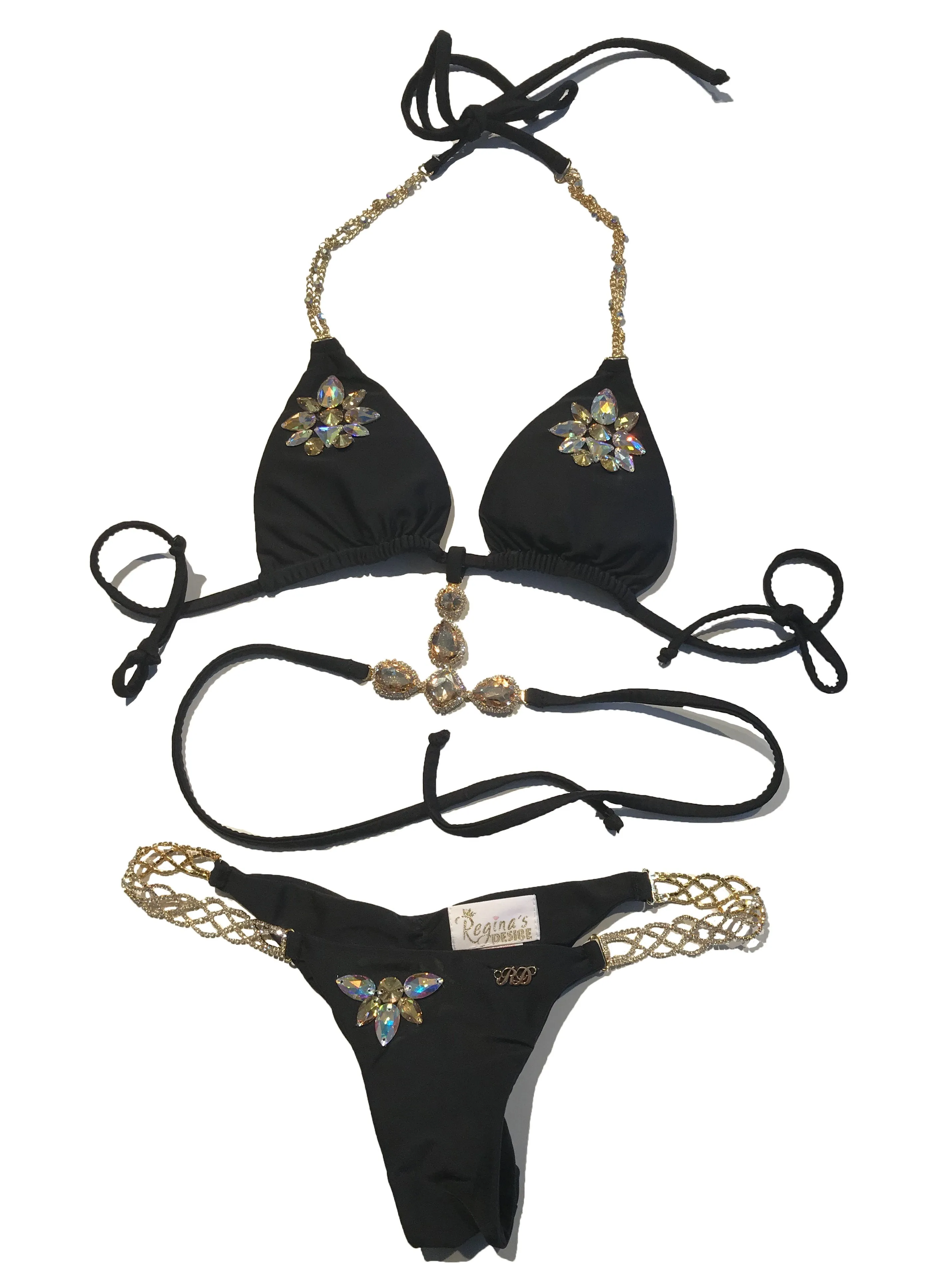 Black Athena Triangle Top & Tango Bottom