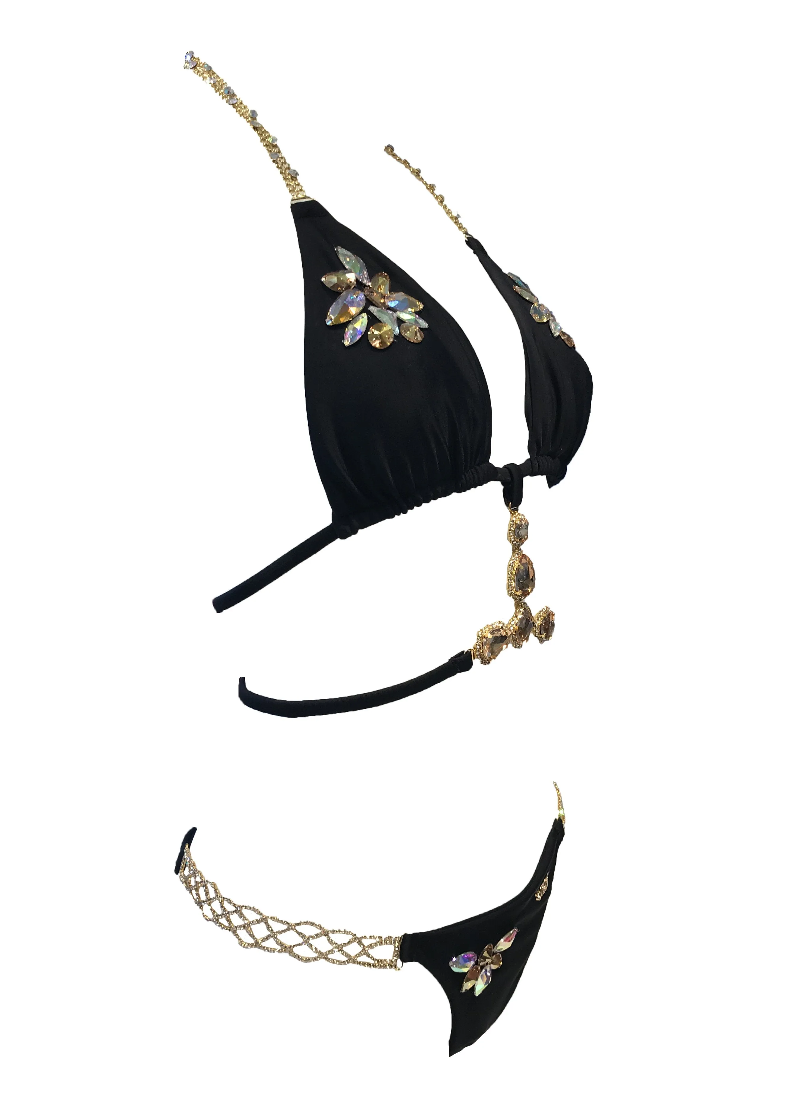 Black Athena Triangle Top & Tango Bottom