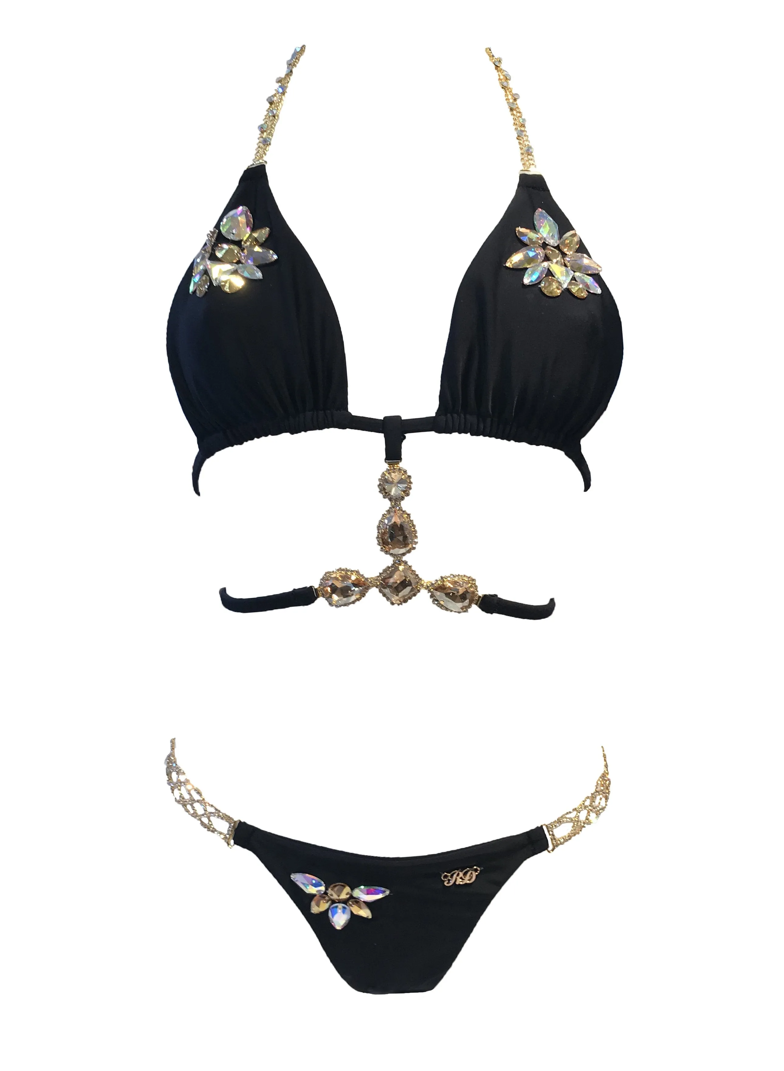 Black Athena Triangle Top & Tango Bottom