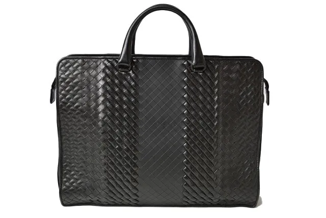 Bottega Veneta Leather 2way Business Bag/Briefcase/Shoulder Bag for Men