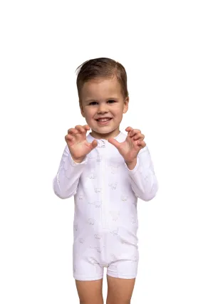 Boy's Zip Up Rashguard | Dinos