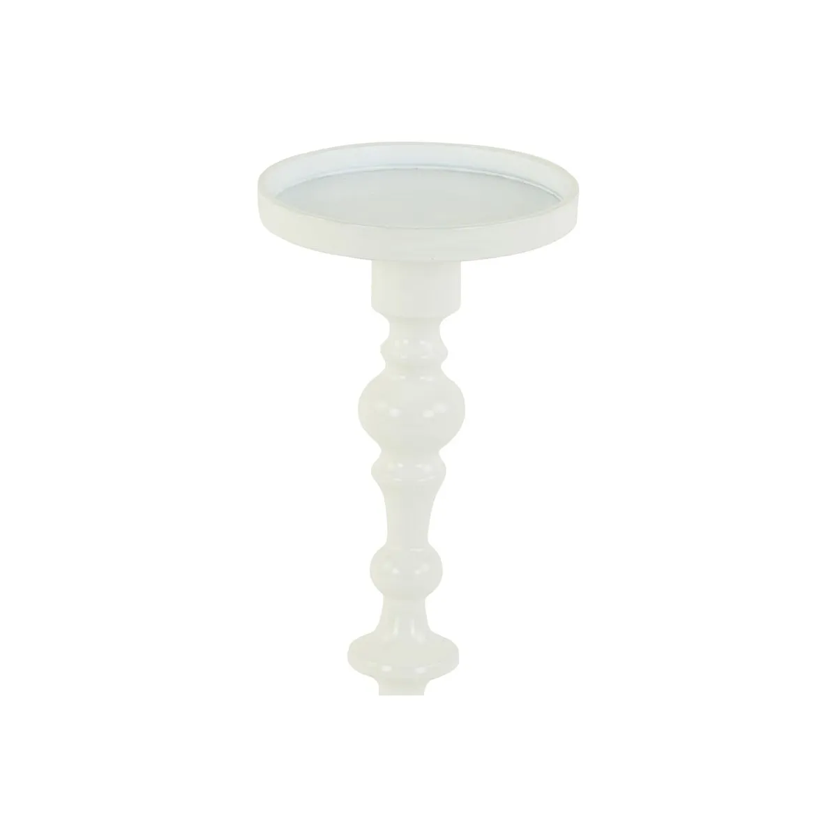 CANDLE HOLDER Ø11X33 CM SHEVA SHINY WHITE
