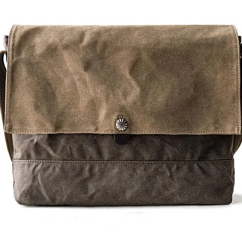 Canvas Mens Cool Small Messenger Bag iPad Bag Chest Bag Bike Bag Cycling Bag for men