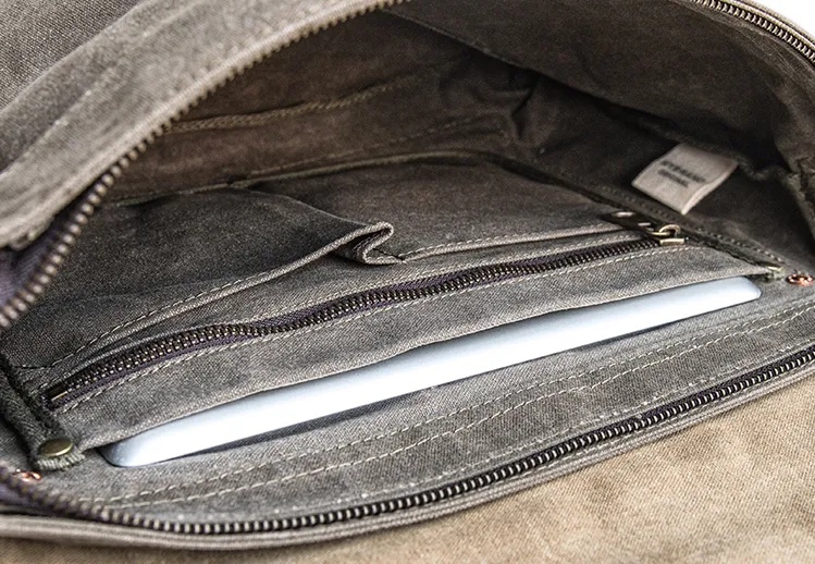 Canvas Mens Cool Small Messenger Bag iPad Bag Chest Bag Bike Bag Cycling Bag for men