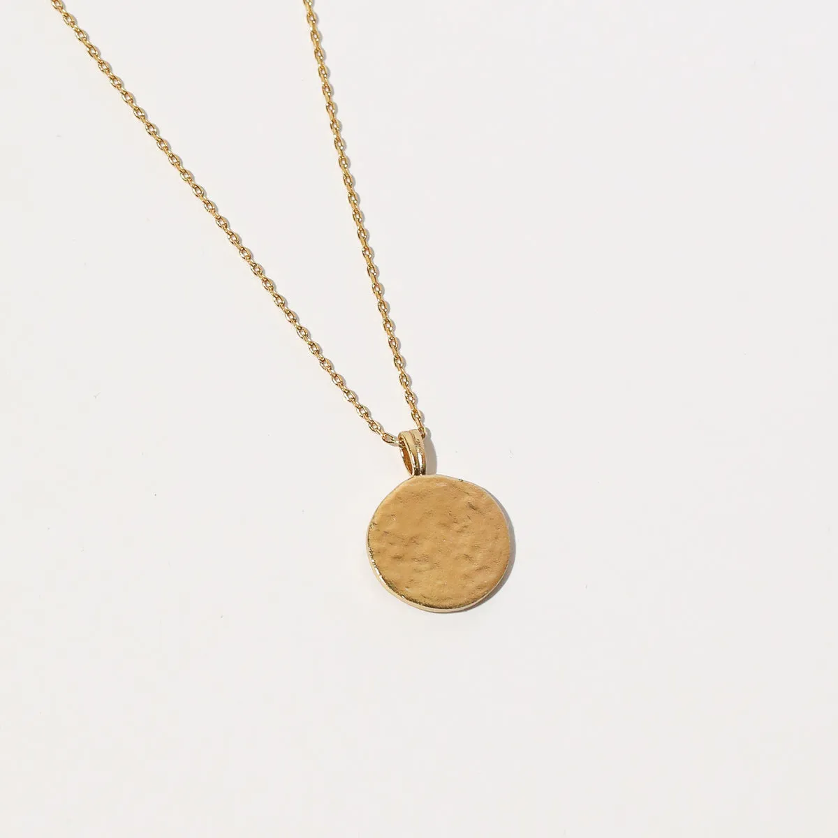 Capricorn Zodiac Pendant Necklace in Gold