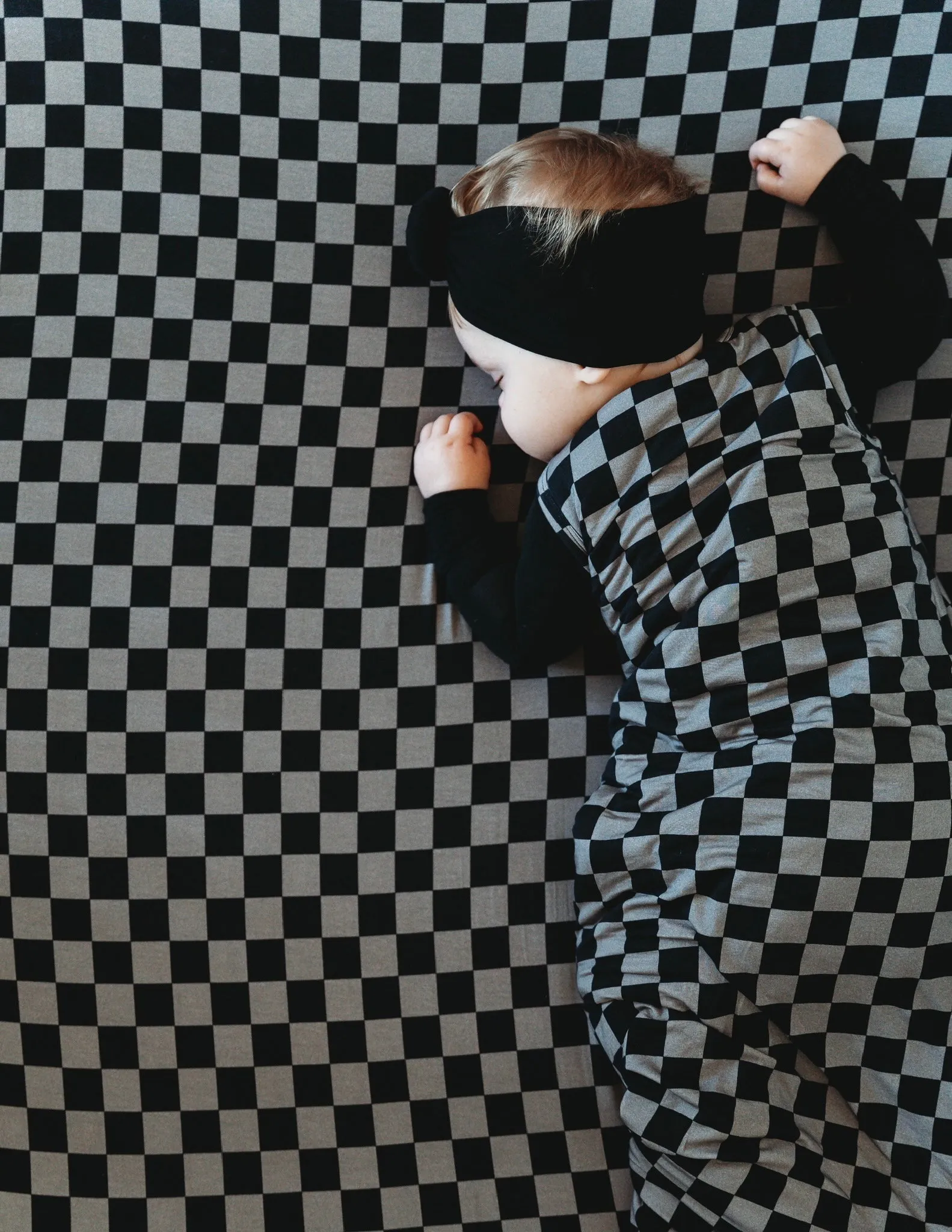 Charcoal Checkers Dream Sleep Sack