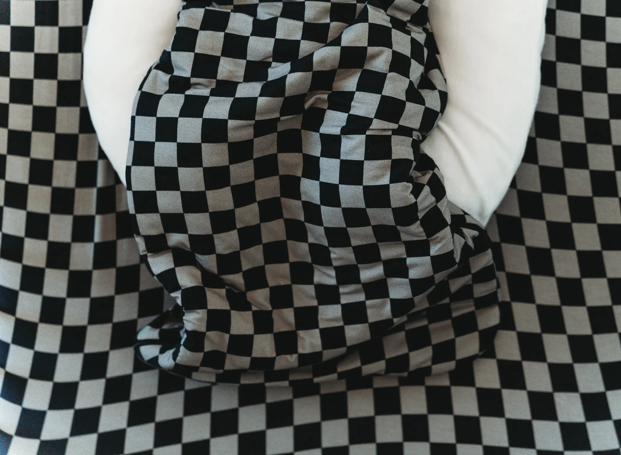 Charcoal Checkers Dream Sleep Sack