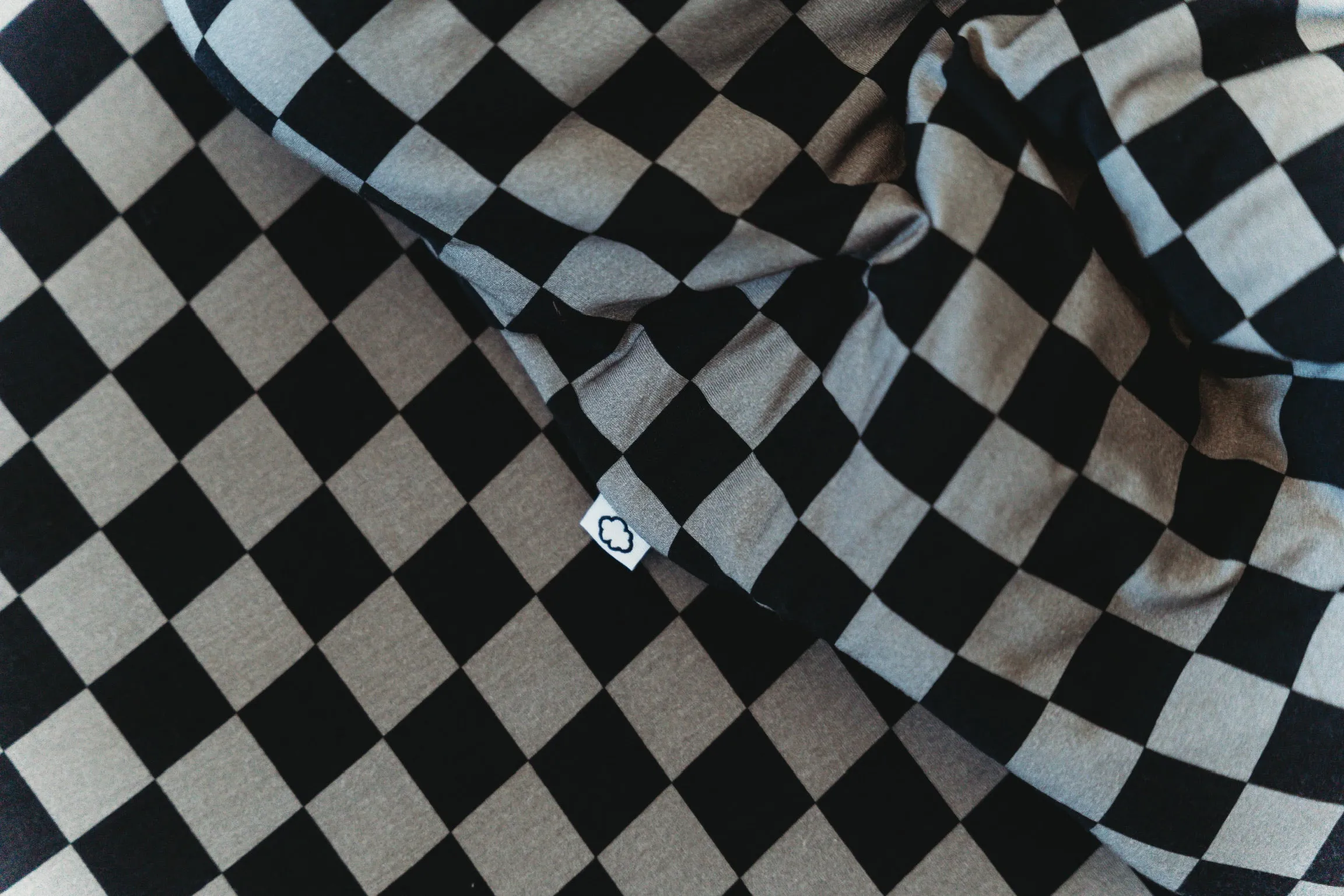Charcoal Checkers Dream Sleep Sack