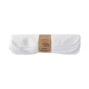 Cheeks Ahoy - Bamboo Cloth Wipes Natural 6 Piece