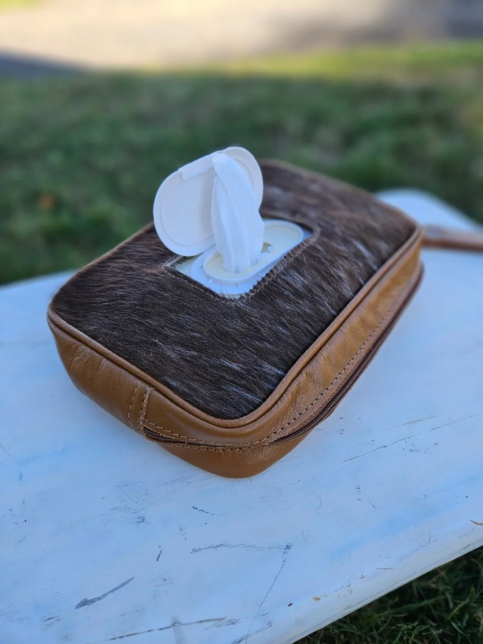 Cowhide Wipes Case