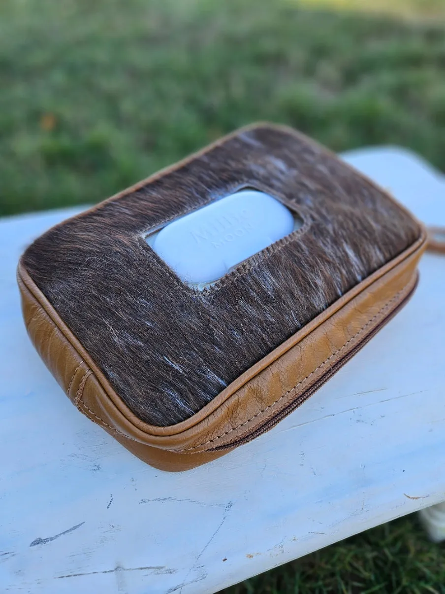Cowhide Wipes Case
