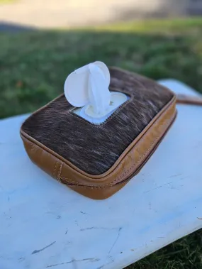 Cowhide Wipes Case