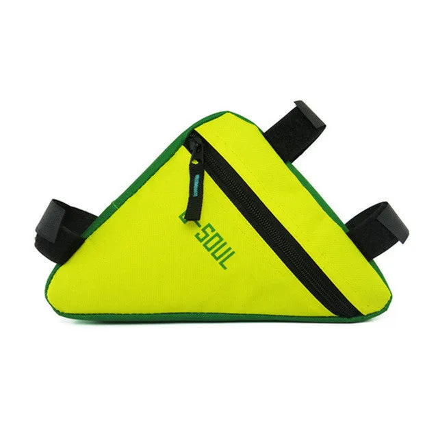 Cycling Bike Bicycle Oxford Cloth Front Frame Pannier Tube Triangle Bag Saddle Pouch 4colors Available