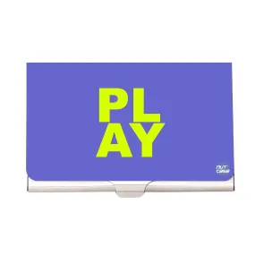 Designer Visiting Card Holder Nutcase - Play !