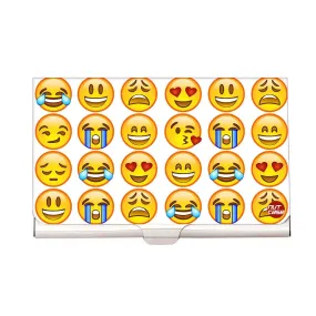 Designer Visiting Card Holder Nutcase - Smiley Moods