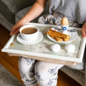 Duck Egg Floral Laptray