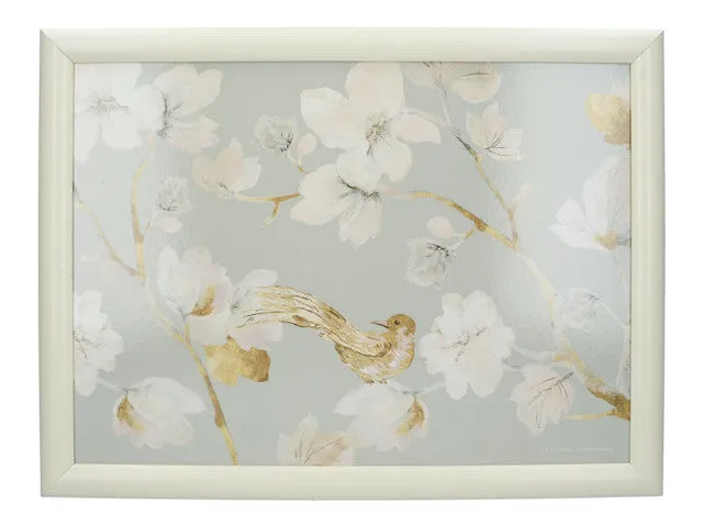 Duck Egg Floral Laptray