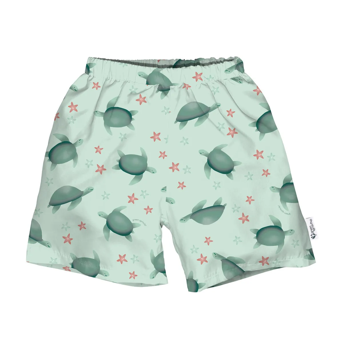 Eco Swim Trunks with Built-in Diaper