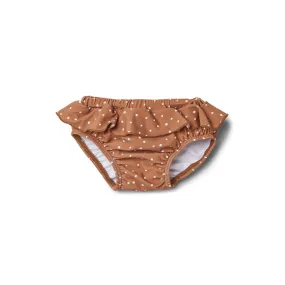Elise Baby Girl Swim Pants - Confetti terracotta