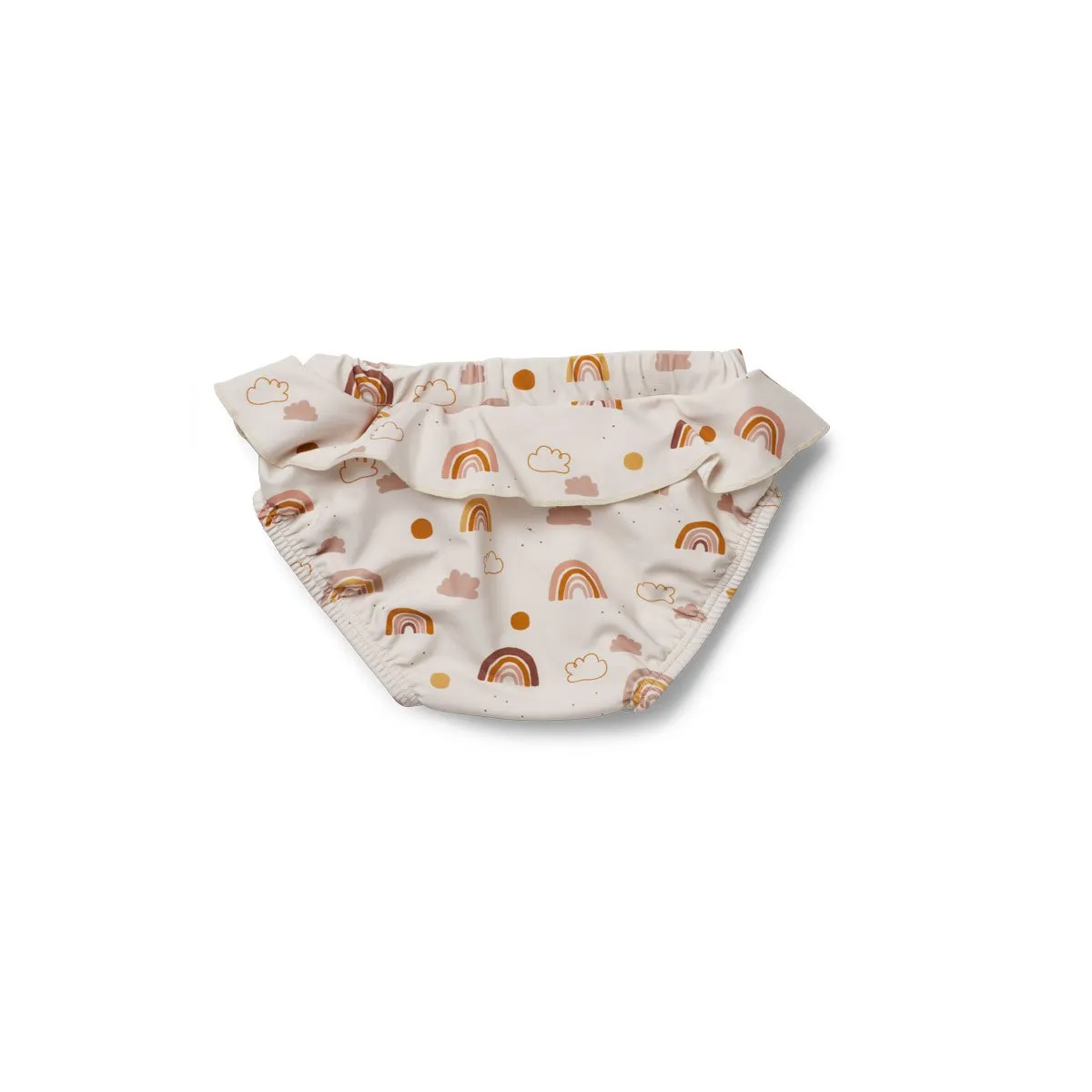Elise Baby Girl Swim Pants - Rainbow love sandy