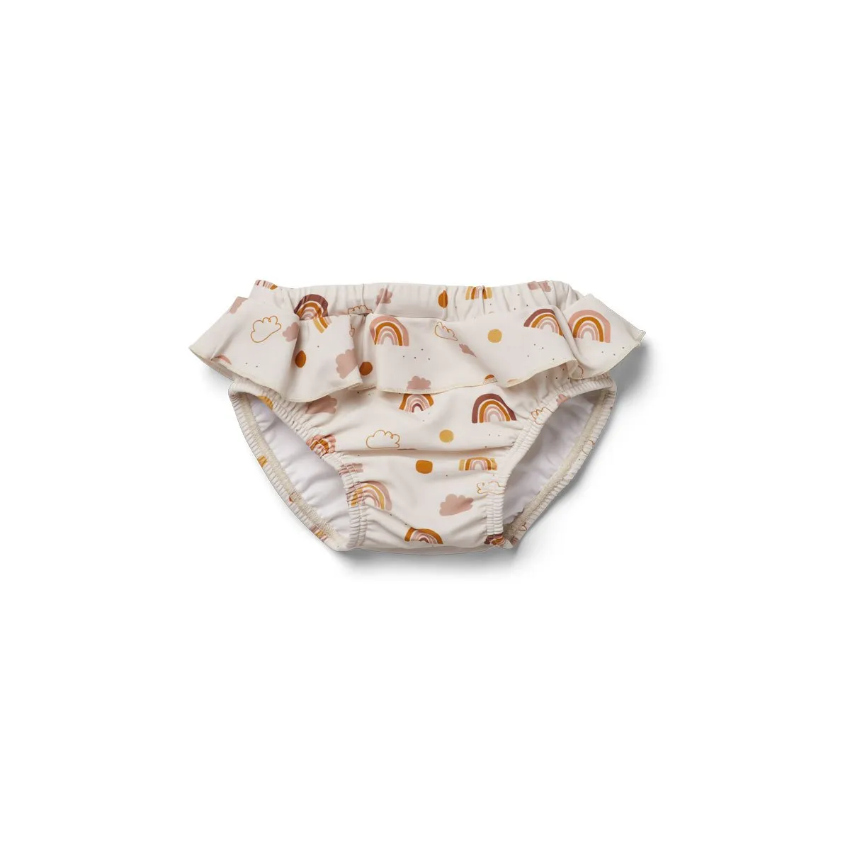 Elise Baby Girl Swim Pants - Rainbow love sandy