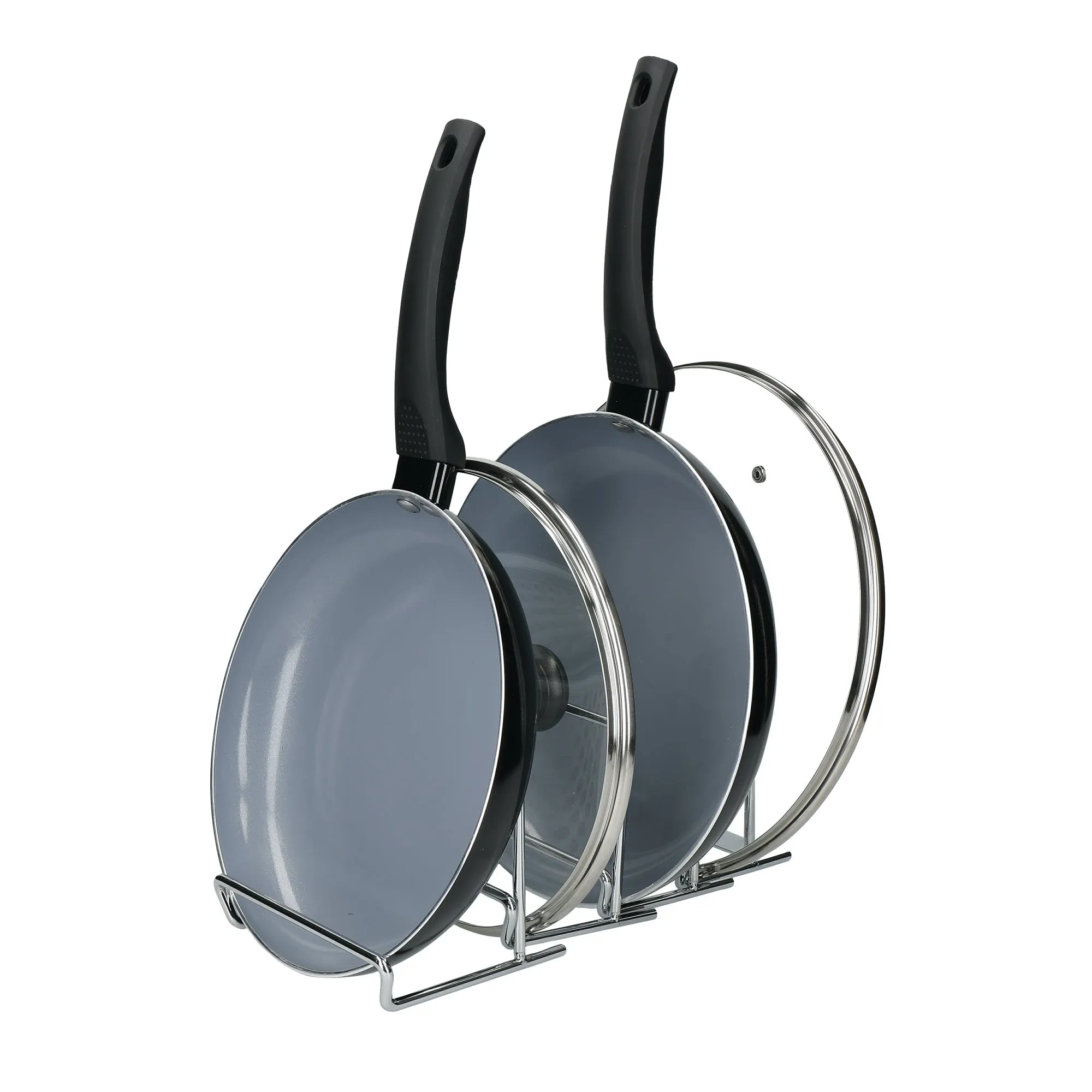 Expanding Pan Rack & Saucepan Lid Holder