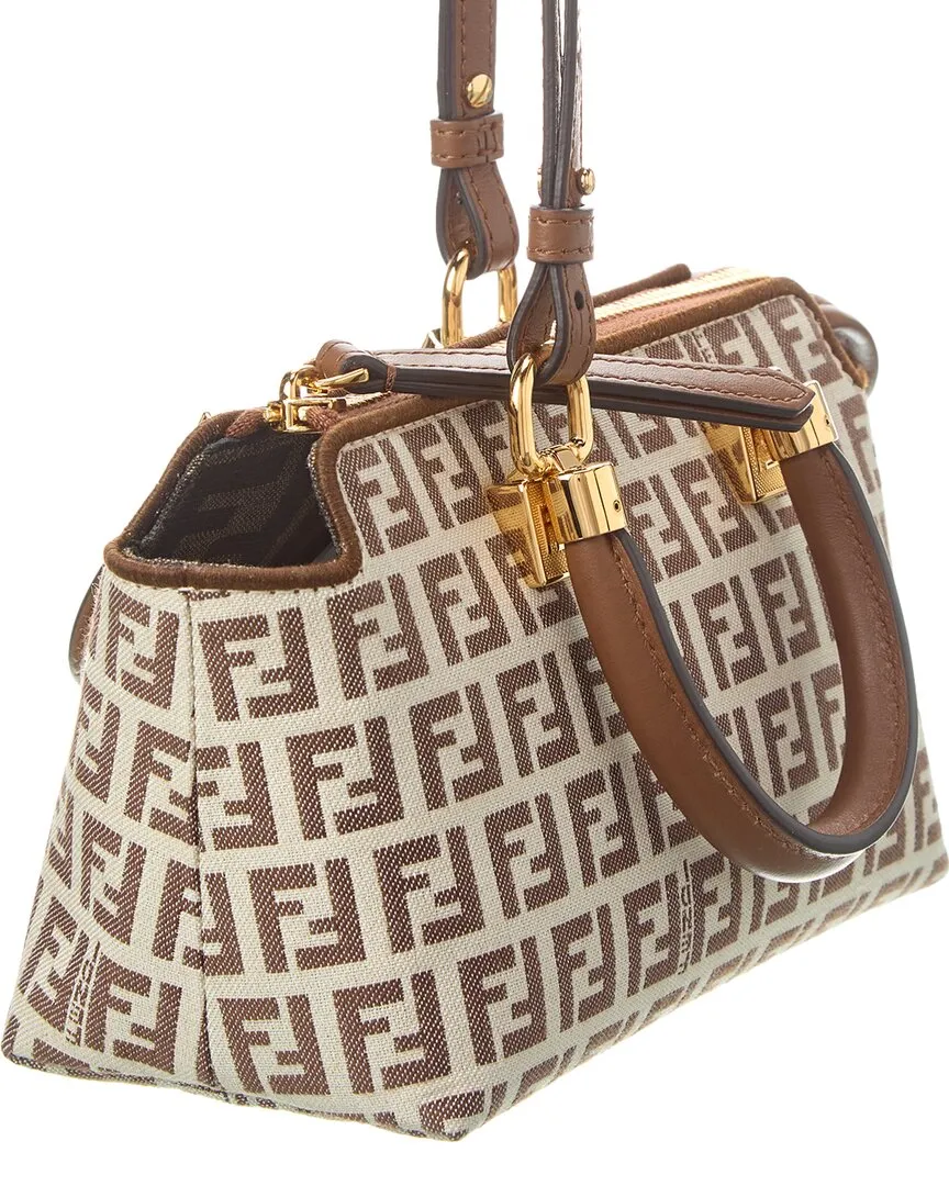 FENDI By The Way Mini FF & Leather Shoulder Bag