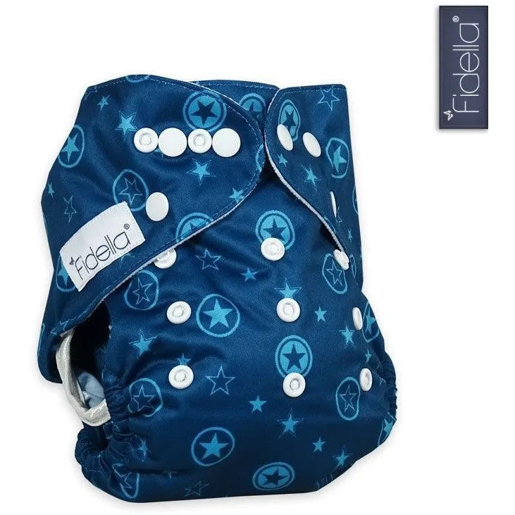 Fidella - All In One Cloth Nappy - Outer Space blue