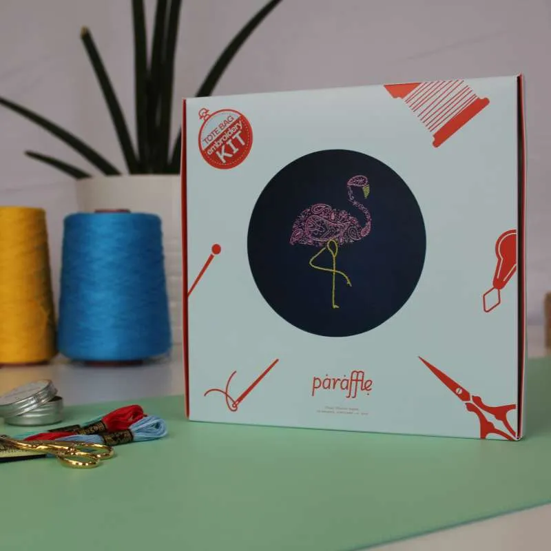 Flamingo Tote Bag Kit