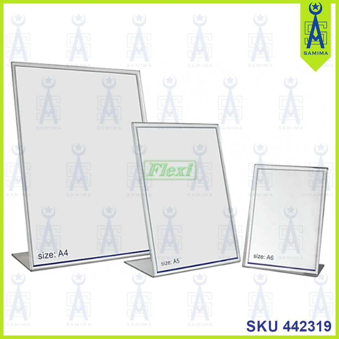 FLEXI ACRYLIC BROCHURE HOLDER A4  N-87