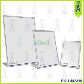 FLEXI ACRYLIC BROCHURE HOLDER A4  N-87