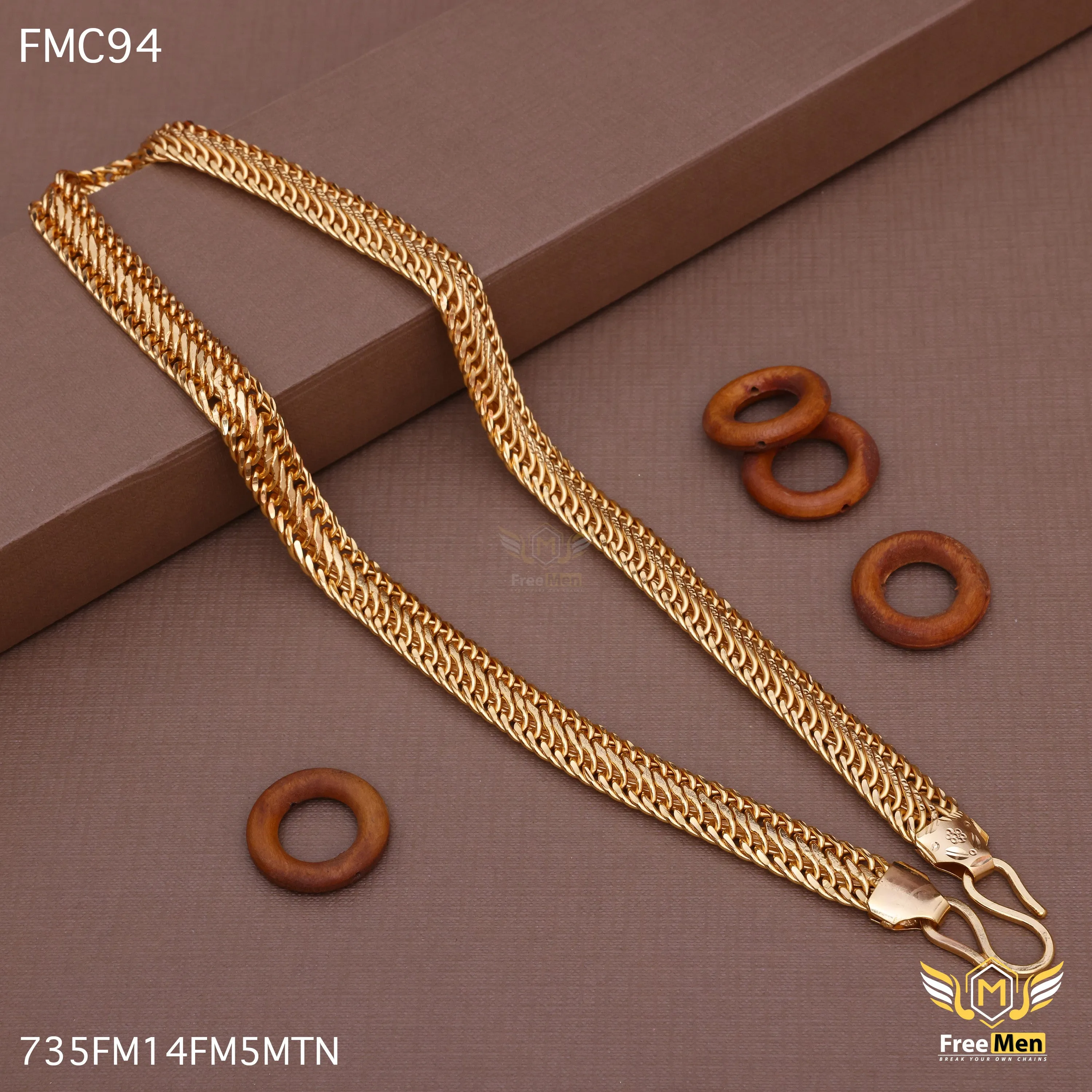 Freemen Delightful Heavy Precise Atta Chain for Men - FMC94