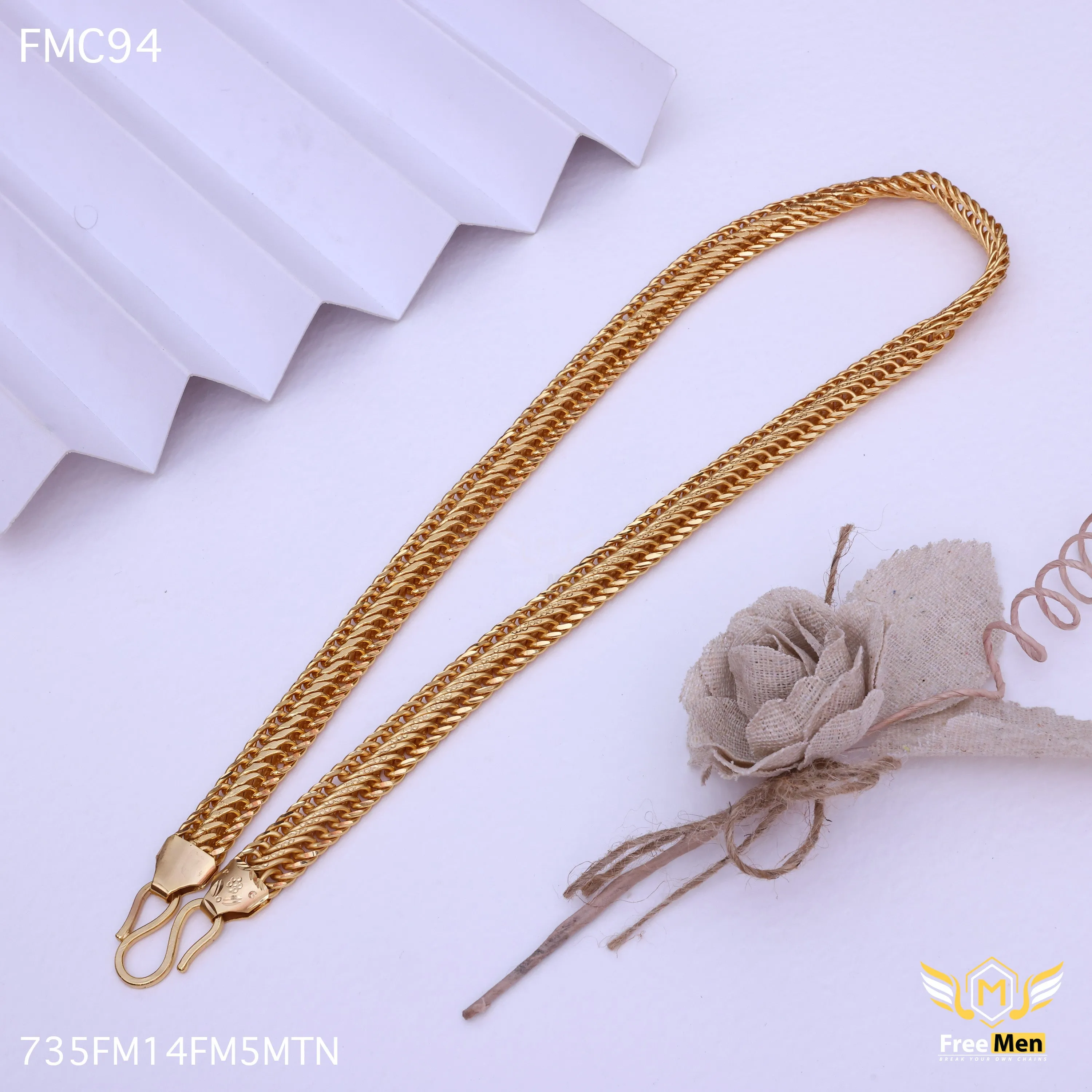 Freemen Delightful Heavy Precise Atta Chain for Men - FMC94