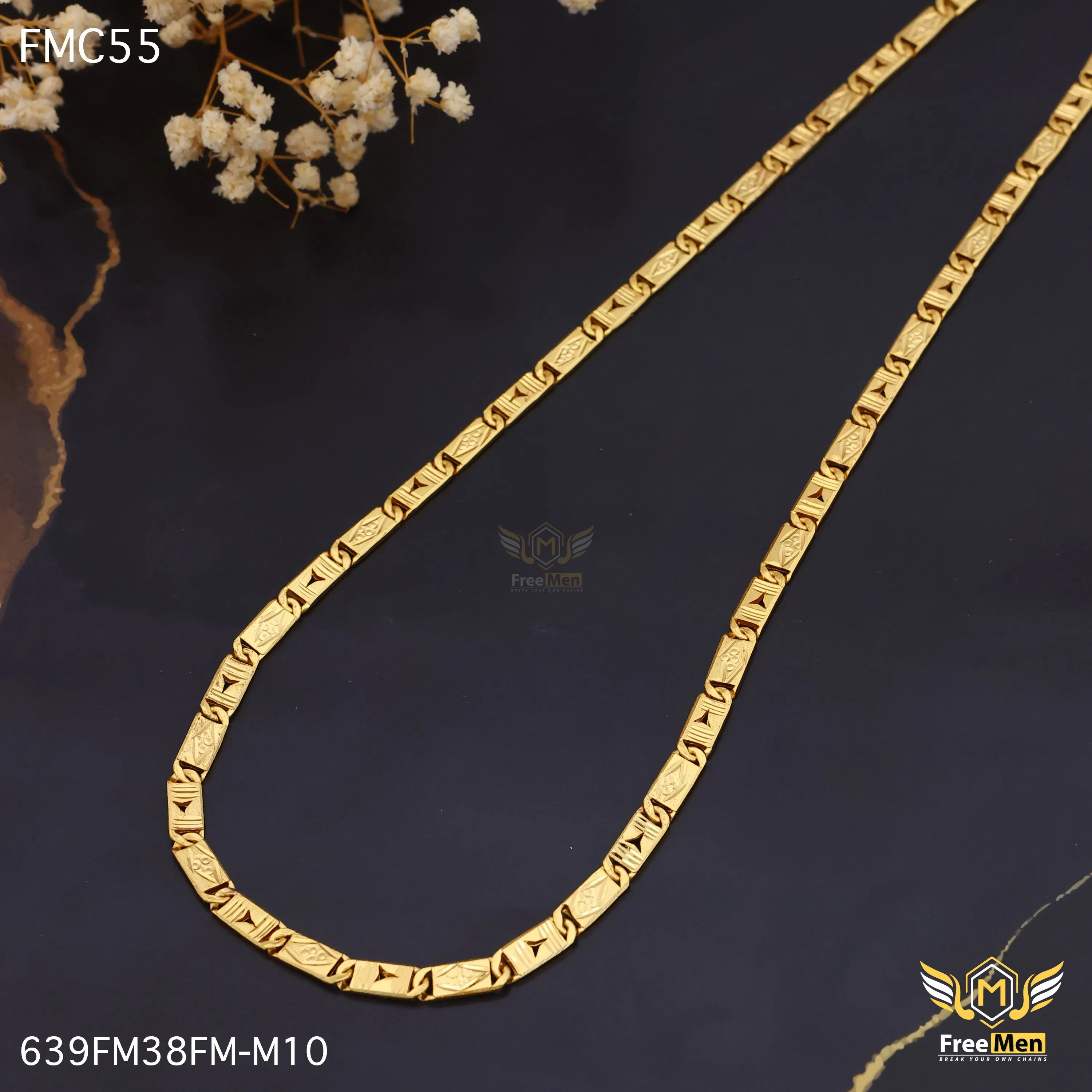 Freemen Elegant Nice Nawabi Diamond Design Chain IGP - FMC55