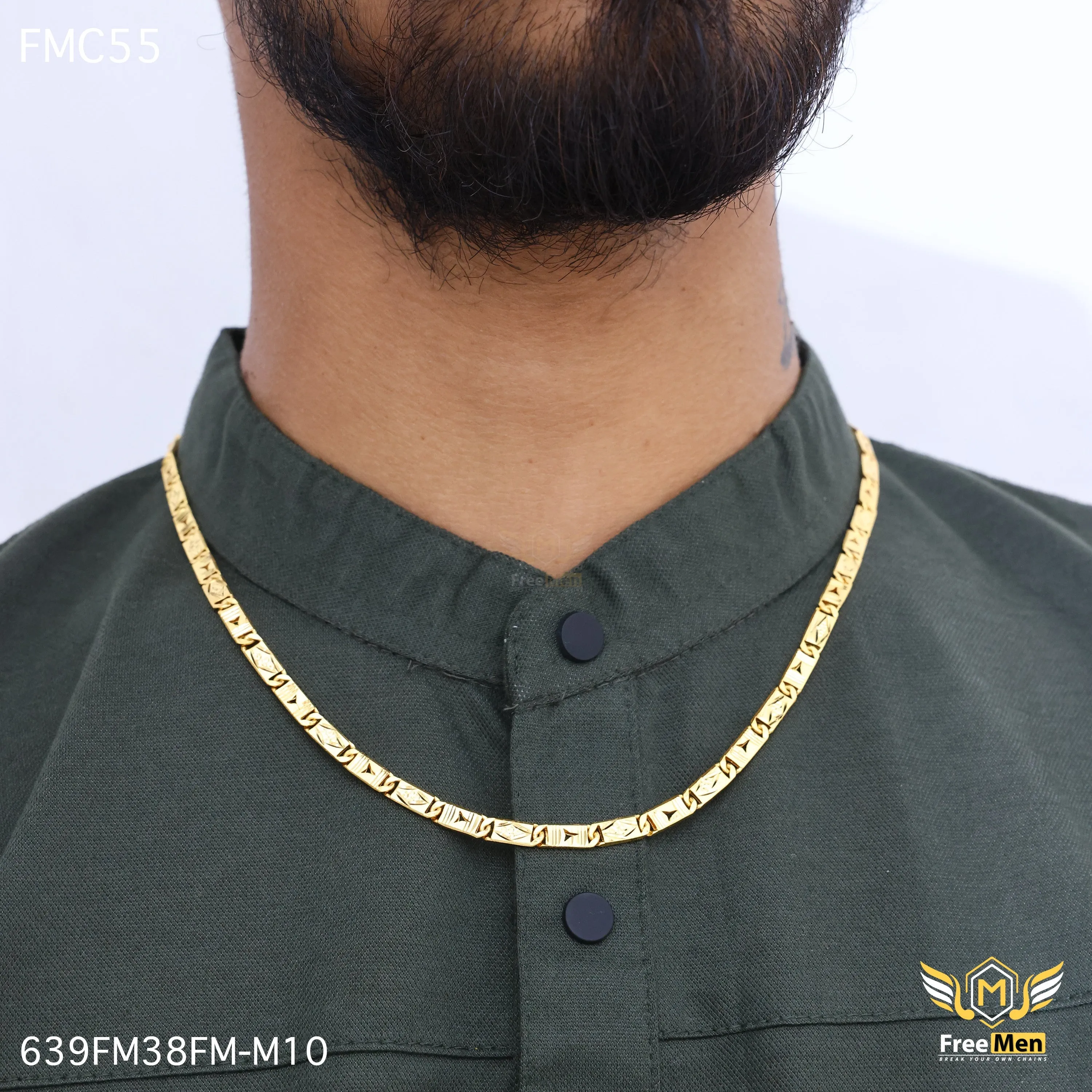 Freemen Elegant Nice Nawabi Diamond Design Chain IGP - FMC55