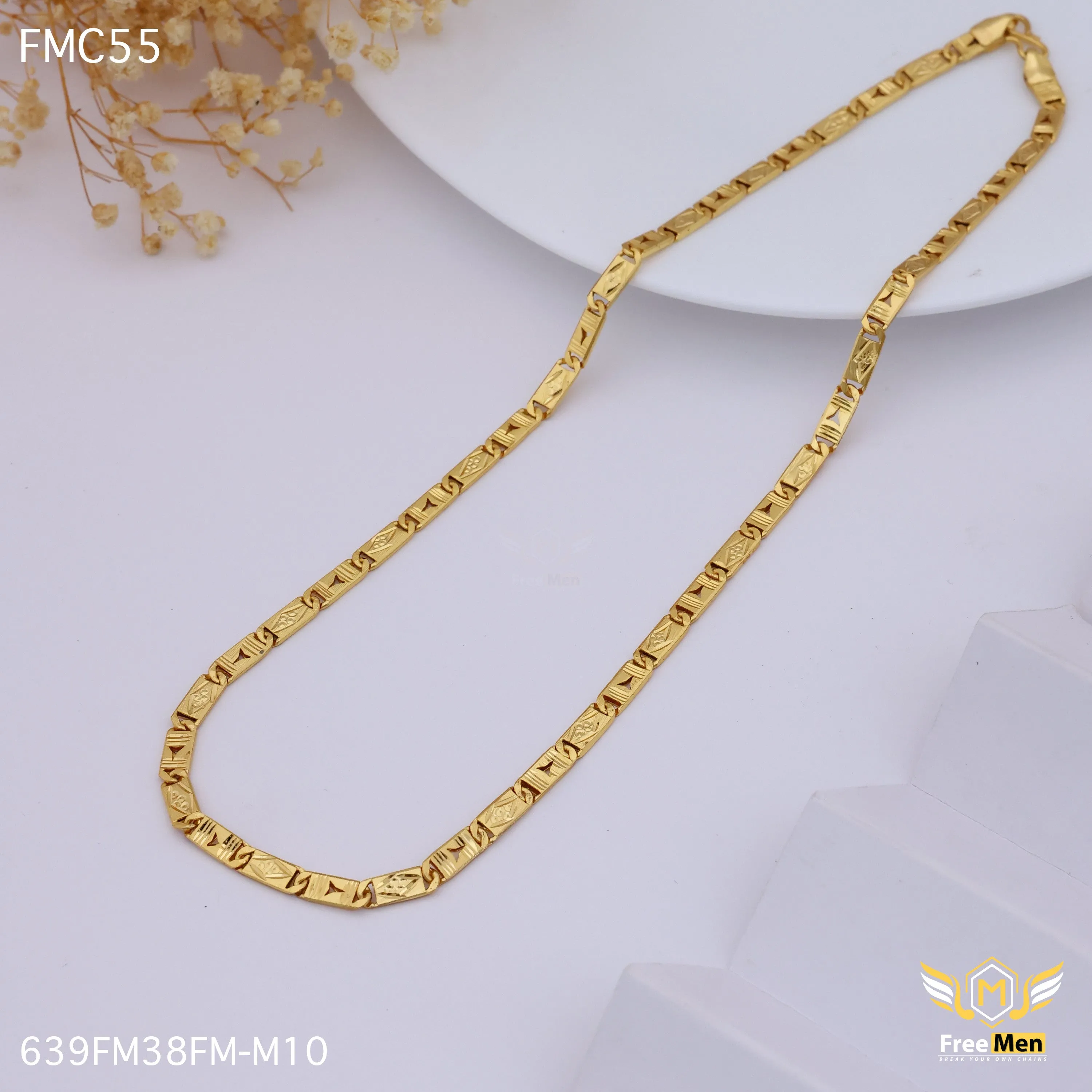 Freemen Elegant Nice Nawabi Diamond Design Chain IGP - FMC55